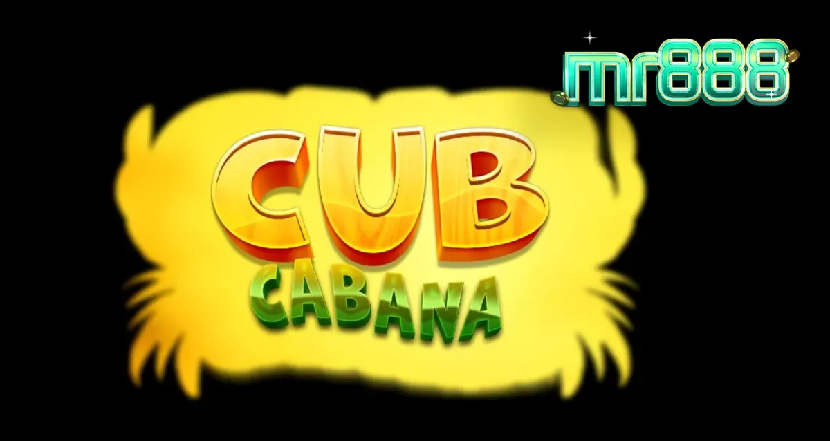 Tampilan visual slot Cub Cabana dengan tema pesta tropis dan simbol-simbol cerah.